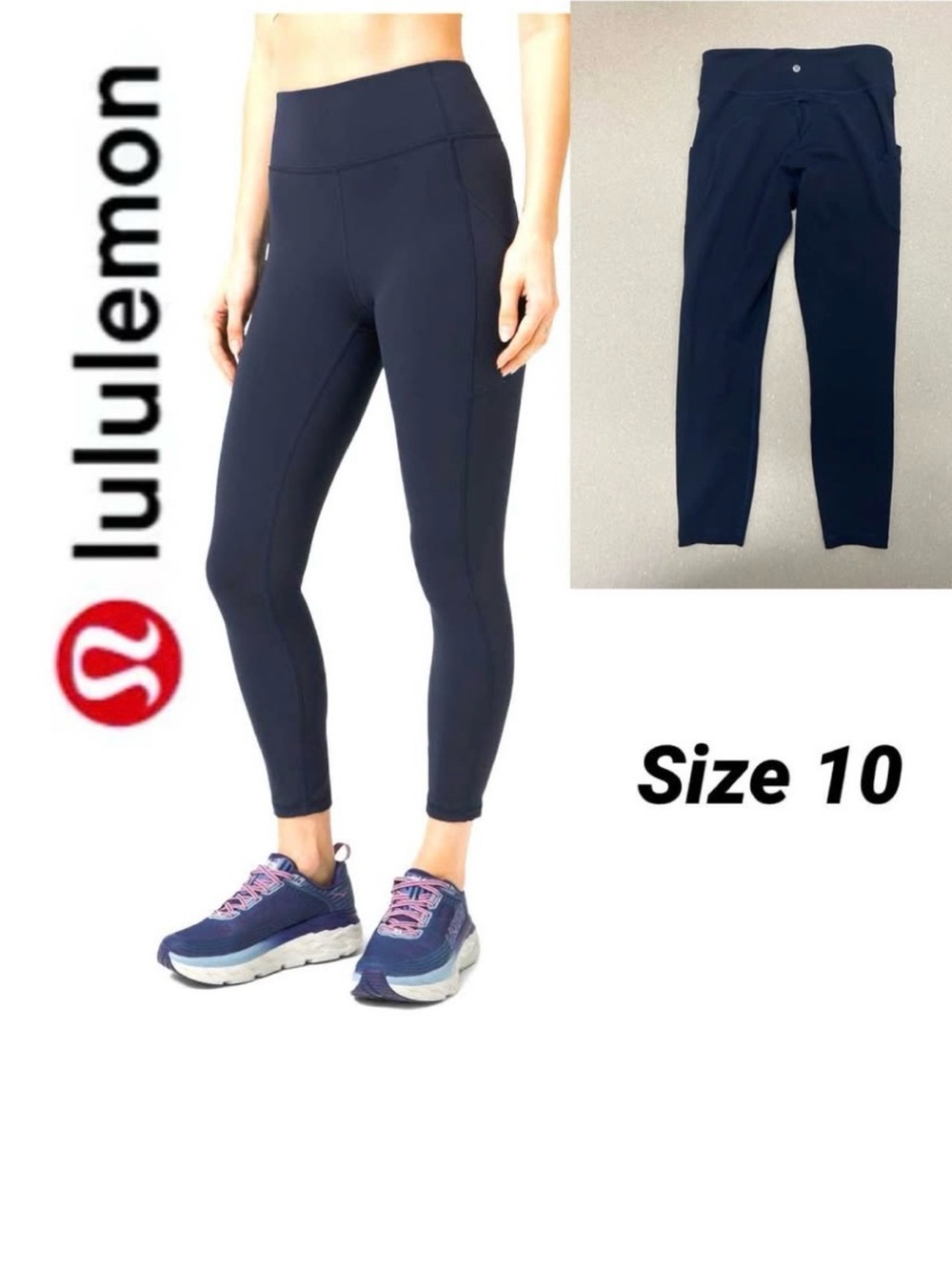 Lululemon Invigorate High-Rise Tight 25" True Navy Size 10